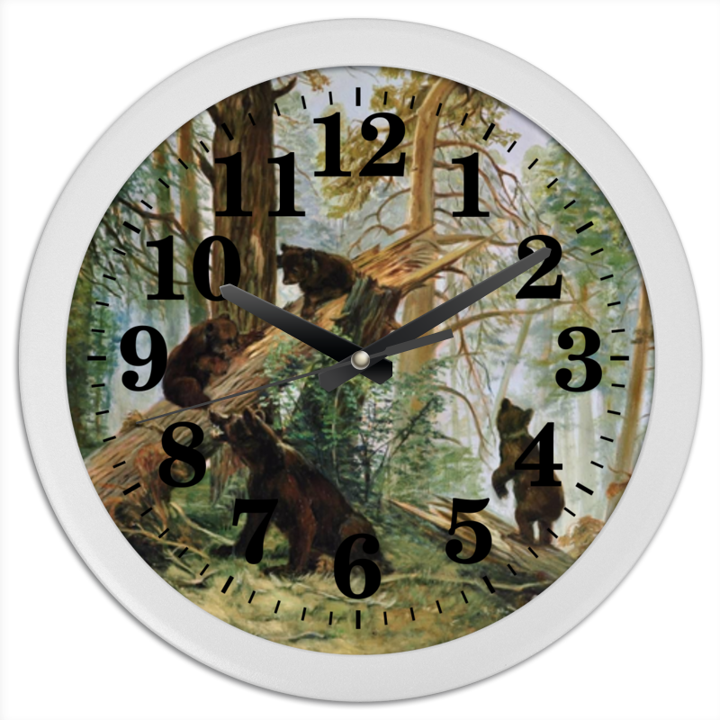 Printio Часы круглые из пластика Часы настенные printio часы круглые из пластика жираф в маске