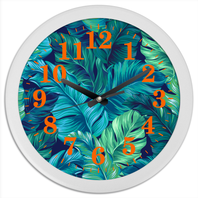 Printio Часы круглые из пластика Настенные часы настенные часы бюрократ wallc r23p аналоговые белый