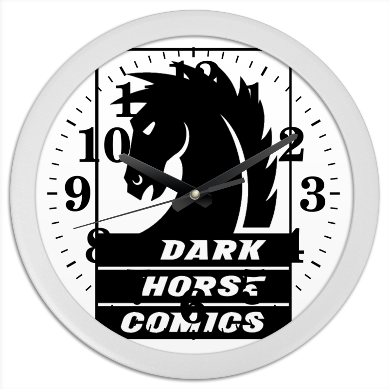 printio часы круглые из пластика dark angels Printio Часы круглые из пластика Dark horse comics
