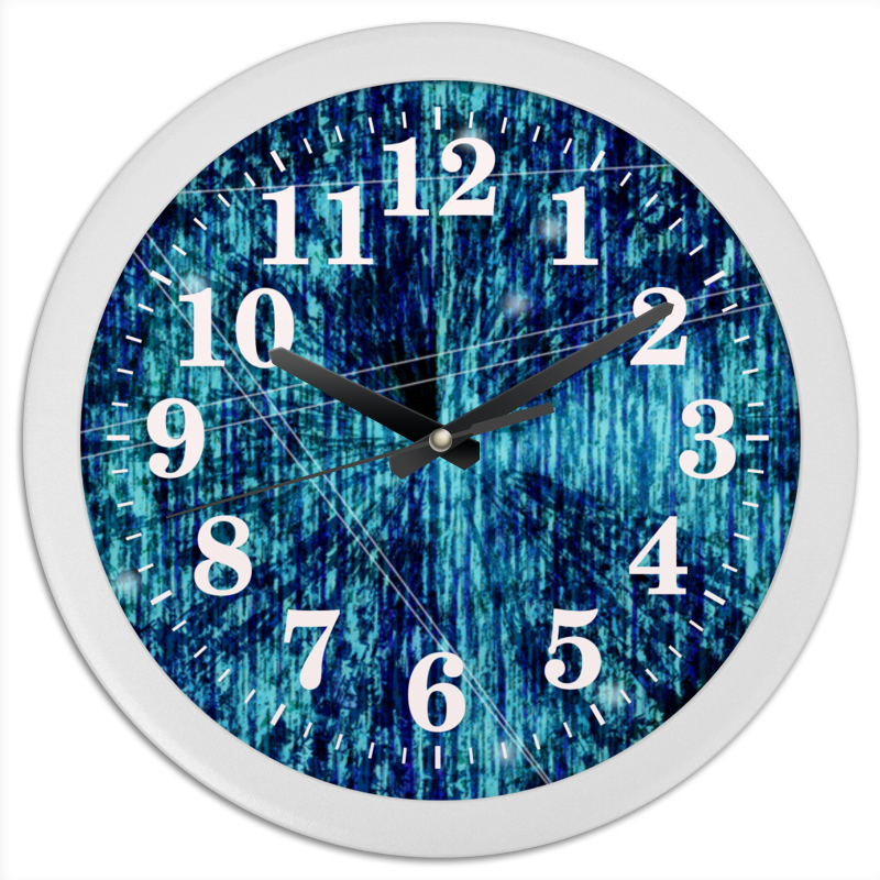 Printio Часы круглые из пластика Футуристическая психоделика сумка сердце и геометрическая абстрактная композиция серый