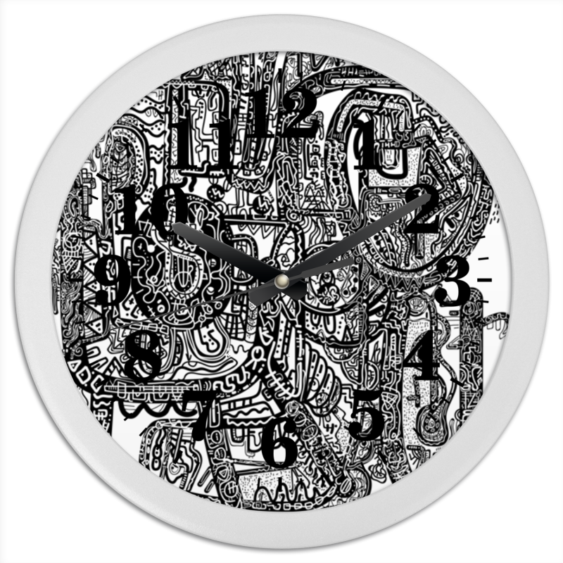 Printio Часы круглые из пластика Без названия printio часы круглые из пластика без названия