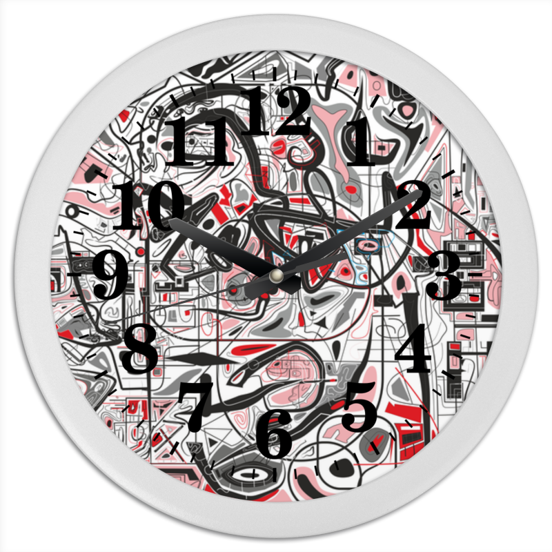 Printio Часы круглые из пластика Mamewax