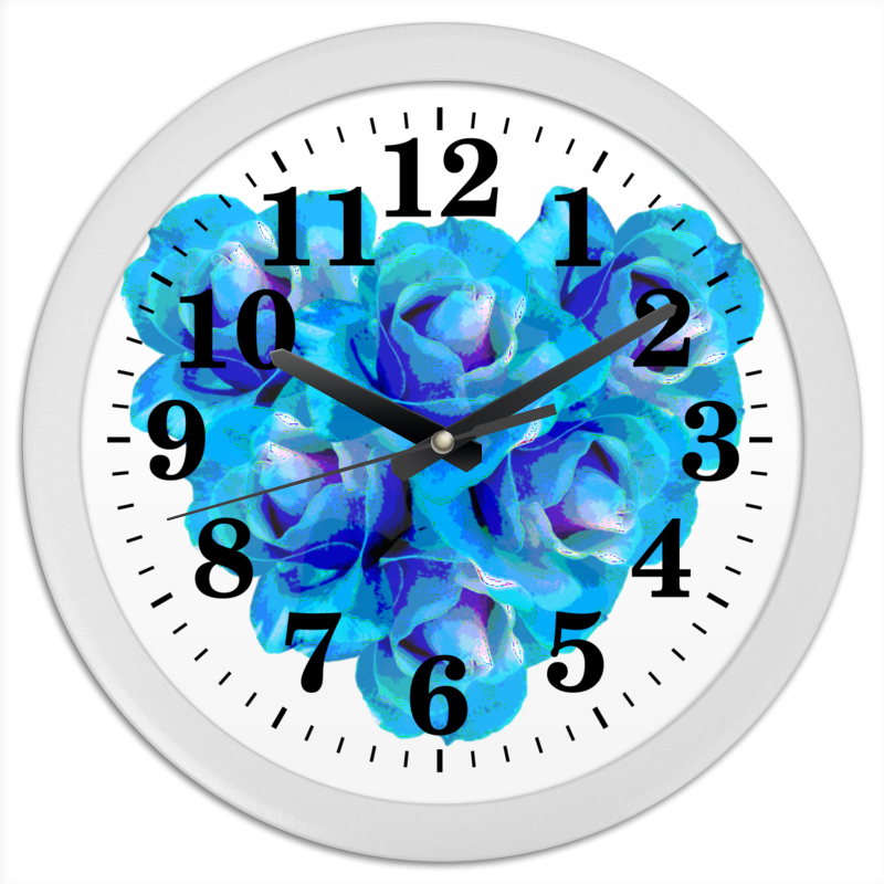 Printio Часы круглые из пластика Ослепительное сердце printio часы круглые из пластика цветочный корги