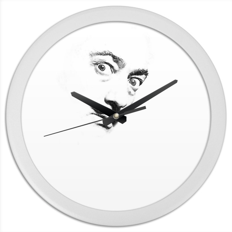 Printio Часы круглые из пластика Dali clock