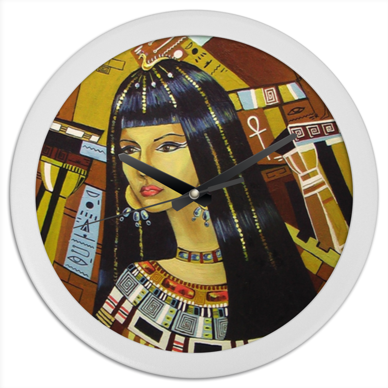 матвеева е несравненная клеопатра повесть о египетской царице Printio Часы круглые из пластика Клеопатра