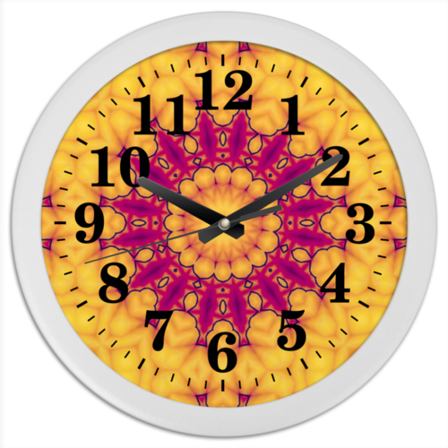Заказать часы для офиса в Москве. Часы круглые из пластика Helicologie от Vadim Koval - готовые дизайны и нанесение принтов.