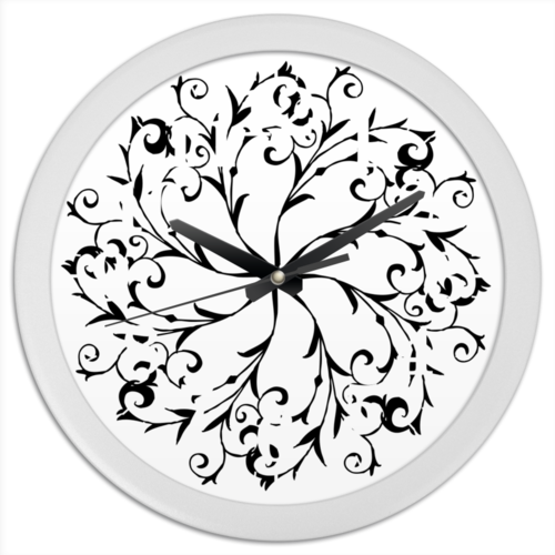 Заказать часы для офиса в Москве. Часы круглые из пластика Загадка от va-zaitsev - готовые дизайны и нанесение принтов.