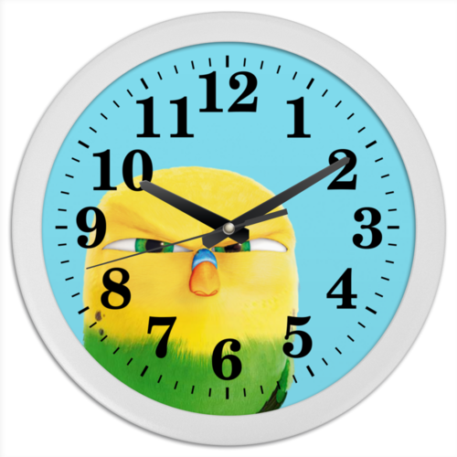 Заказать часы для офиса в Москве. Часы круглые из пластика Свити от tadashi - готовые дизайны и нанесение принтов.