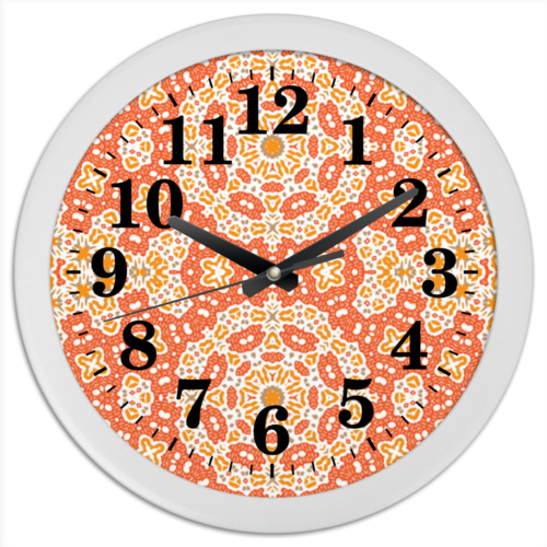 Заказать часы для офиса в Москве. Часы круглые из пластика sunny от Vadim Koval - готовые дизайны и нанесение принтов.