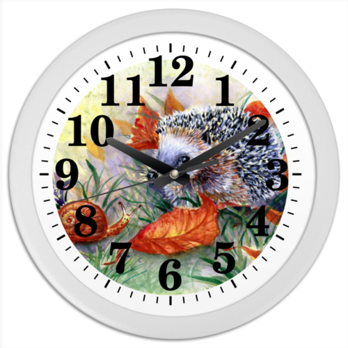 Заказать часы для офиса в Москве. Часы круглые из пластика Разговор от vnovi - готовые дизайны и нанесение принтов.