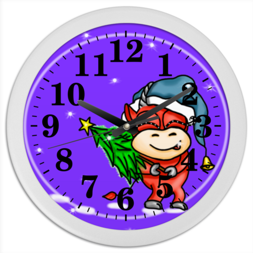 Заказать часы для офиса в Москве. Часы круглые из пластика Без названия от sereniya33@gmail.com - готовые дизайны и нанесение принтов.