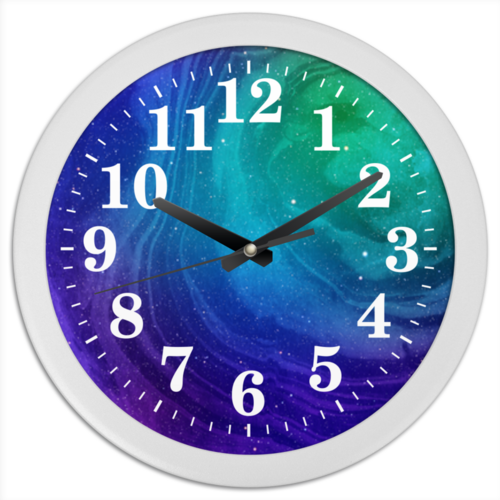 Заказать часы для офиса в Москве. Часы круглые из пластика Без названия от alinacat92@mail.ru - готовые дизайны и нанесение принтов.