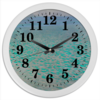Заказать часы для офиса в Москве. Часы круглые из пластика Озеро Аттерзее (Густав Климт) от trend - готовые дизайны и нанесение принтов.