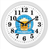 Заказать часы для офиса в Москве. Часы круглые из пластика Oktoberfest от Виктор Гришин - готовые дизайны и нанесение принтов.