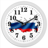 Заказать часы для офиса в Москве. Часы круглые из пластика Россия от vasebala - готовые дизайны и нанесение принтов.
