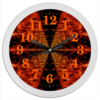 Заказать часы для офиса в Москве. Часы круглые из пластика Global  space magic  mars (коллекция огонь) от Global Space Magic  - готовые дизайны и нанесение принтов.