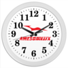 Заказать часы для офиса в Москве. Часы круглые из пластика Awesomatix от Максим Лаверычев - готовые дизайны и нанесение принтов.