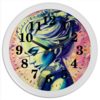 Заказать часы для офиса в Москве. Часы круглые из пластика София от Alexey Stepin - готовые дизайны и нанесение принтов.