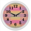 Заказать часы для офиса в Москве. Часы круглые из пластика Tf3olo от Vadim Koval - готовые дизайны и нанесение принтов.