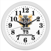 Заказать часы для офиса в Москве. Часы круглые из пластика  Danger V8 SuperСharged от TheAndarz  - готовые дизайны и нанесение принтов.