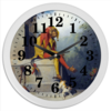 Заказать часы для офиса в Москве. Часы круглые из пластика Для чего я был создан? (Уильям Берд) от trend - готовые дизайны и нанесение принтов.