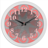 Заказать часы для офиса в Москве. Часы круглые из пластика Сакура. от Eva De Peron.  - готовые дизайны и нанесение принтов.