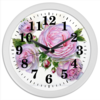 Заказать часы для офиса в Москве. Часы круглые из пластика Божественный аромат от vnovi - готовые дизайны и нанесение принтов.