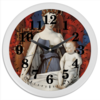 Заказать часы для офиса в Москве. Часы круглые из пластика Дева Мария (Маленский диптих) от trend - готовые дизайны и нанесение принтов.