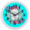 Заказать часы для офиса в Москве. Часы круглые из пластика Corona Killer от Дана Столыпина - готовые дизайны и нанесение принтов.