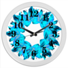Заказать часы для офиса в Москве. Часы круглые из пластика Голубая лазурь от Ольга Богуславская - готовые дизайны и нанесение принтов.