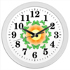 Заказать часы для офиса в Москве. Часы круглые из пластика бабочки от Вячеслав Вячеслав - готовые дизайны и нанесение принтов.