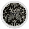 Заказать часы для офиса в Москве. Часы круглые из пластика Лишайники (Lichenes, Ernst Haeckel) от Apfelbaum - готовые дизайны и нанесение принтов.