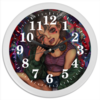 Заказать часы для офиса в Москве. Часы круглые из пластика Мятежница от Дана Столыпина - готовые дизайны и нанесение принтов.