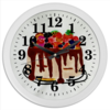 Заказать часы для офиса в Москве. Часы круглые из пластика Тортик от mrs-snit@yandex.ru - готовые дизайны и нанесение принтов.