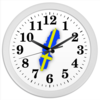 Заказать часы для офиса в Москве. Часы круглые из пластика Швеция от sergey48 - готовые дизайны и нанесение принтов.