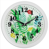 Заказать часы для офиса в Москве. Часы круглые из пластика Растения от mrs-snit@yandex.ru - готовые дизайны и нанесение принтов.