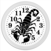 Заказать часы для офиса в Москве. Часы круглые из пластика Скорпион (24.10-21.11) от Apfelbaum - готовые дизайны и нанесение принтов.