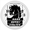 Заказать часы для офиса в Москве. Часы круглые из пластика Dark Horse Comics от YellowCloverShop - готовые дизайны и нанесение принтов.