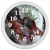 Заказать часы для офиса в Москве. Часы круглые из пластика Падение Из Хаоса от Дана Столыпина - готовые дизайны и нанесение принтов.