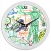Заказать часы для офиса в Москве. Часы круглые из пластика Time. от misha m - готовые дизайны и нанесение принтов.
