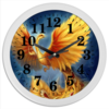 Заказать часы для офиса в Москве. Часы круглые из пластика птица феникс от Анатолий Холодов - готовые дизайны и нанесение принтов.
