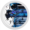 Заказать часы для офиса в Москве. Часы круглые из пластика Могучие рейнджеры от EDJEY  - готовые дизайны и нанесение принтов.