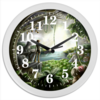 Заказать часы для офиса в Москве. Часы круглые из пластика Остров от Дана Столыпина - готовые дизайны и нанесение принтов.