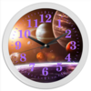 Заказать часы для офиса в Москве. Часы круглые из пластика Global  space magic  mars коллекция №1 от Global Space Magic  - готовые дизайны и нанесение принтов.