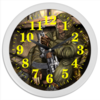 Заказать часы для офиса в Москве. Часы круглые из пластика STALKER от game-fan - готовые дизайны и нанесение принтов.