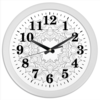 Заказать часы для офиса в Москве. Часы круглые из пластика Mandala от anastasiya24sk - готовые дизайны и нанесение принтов.