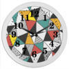 Заказать часы для офиса в Москве. Часы круглые из пластика Абстракция от BeliySlon - готовые дизайны и нанесение принтов.