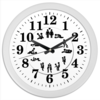 Заказать часы для офиса в Москве. Часы круглые из пластика Любовь от dizainer91@bk.ru - готовые дизайны и нанесение принтов.