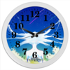 Заказать часы для офиса в Москве. Часы круглые из пластика Призрак от Дана Столыпина - готовые дизайны и нанесение принтов.