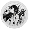 Заказать часы для офиса в Москве. Часы круглые из пластика Time for flying от vicky_azian - готовые дизайны и нанесение принтов.